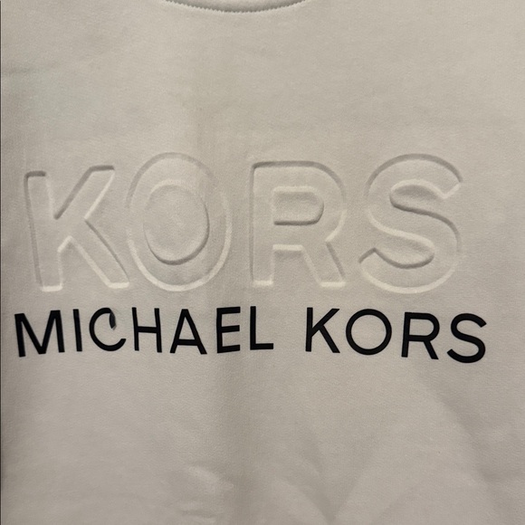 Michael Kors White Crewneck Men's Sweatshirt Medium - Picture 4 of 7